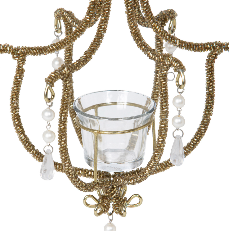 Ballroom Chandelier Beaded Ornament