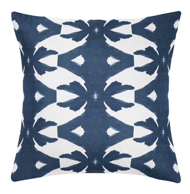 Palm Navy Pillow