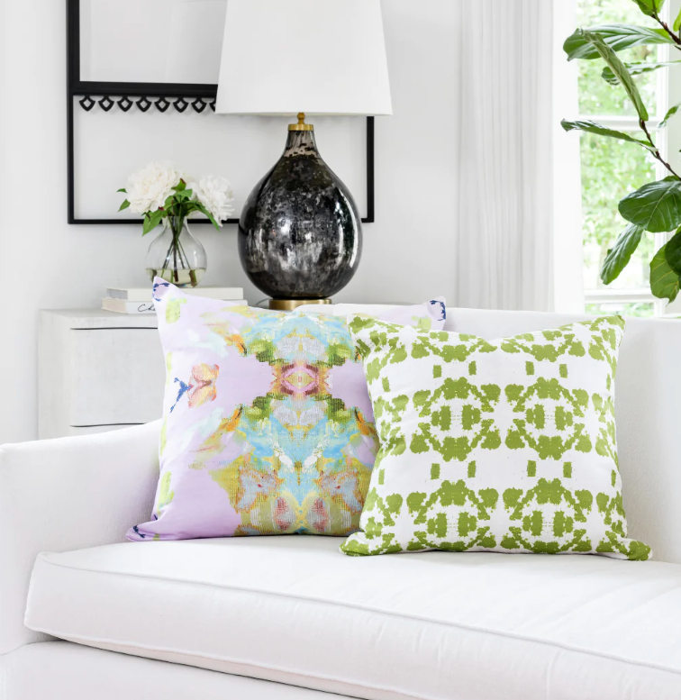 Mosaic Green Pillow