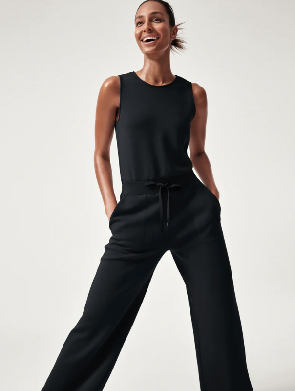 Airessentials Sleeveless Jumpsuit In Fawn