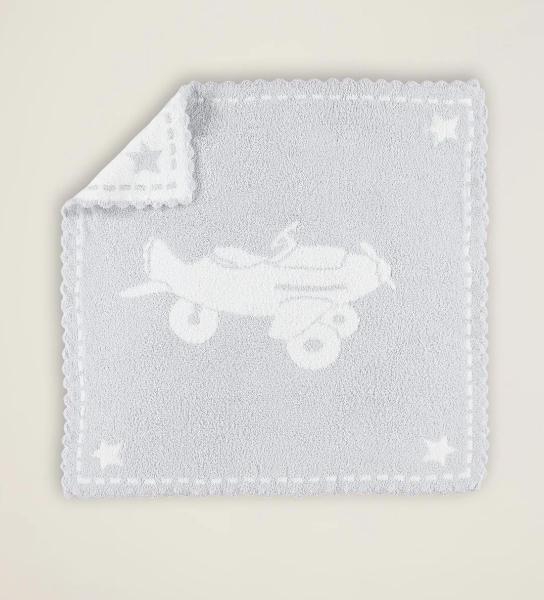 Barefoot Dreams CozyChic Scalloped Receiving Blanket