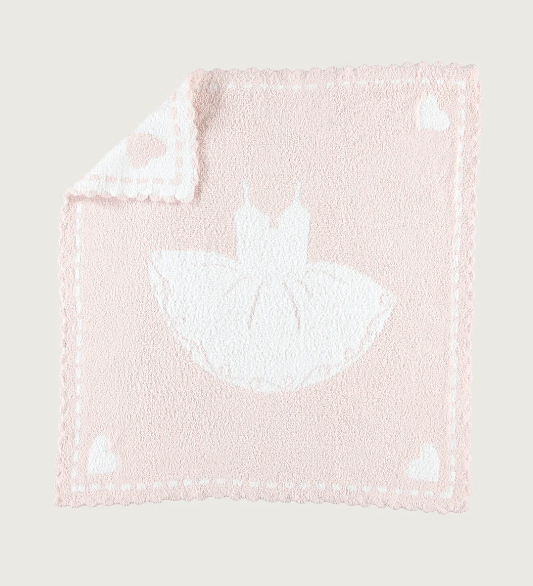 Barefoot Dreams CozyChic Scalloped Receiving Blanket