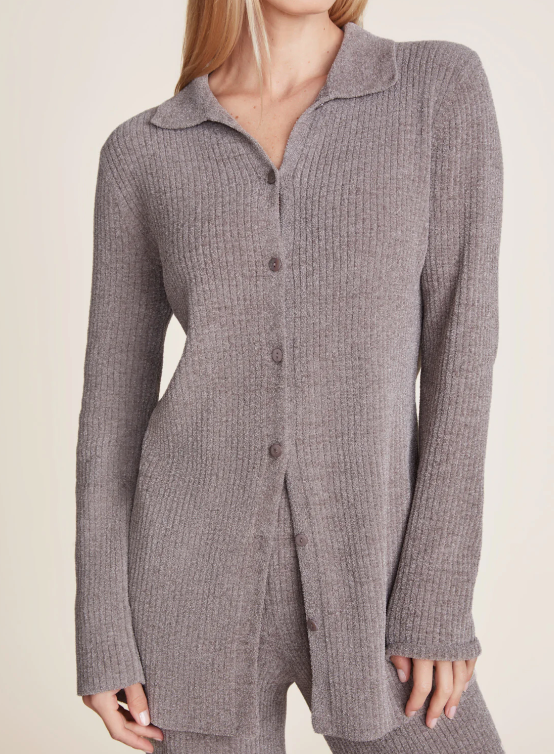 Barefoot Dreams CozyChic Ultra Lite Ribbed Button Down Cardigan - Final Sale 20% off in cart