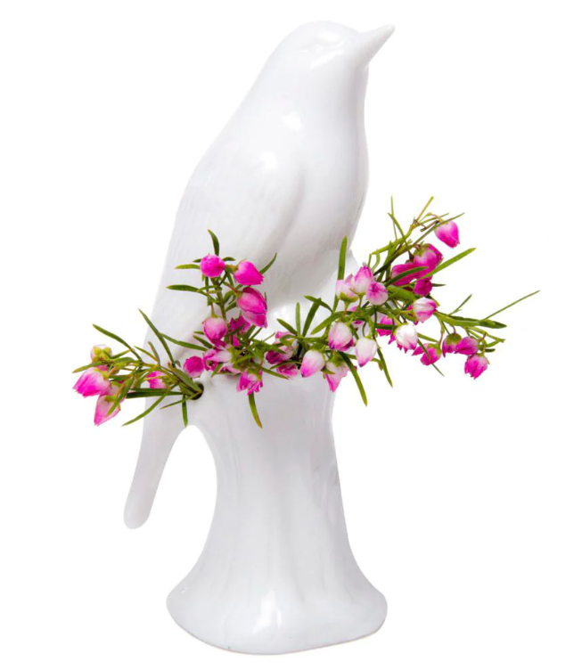 Porcelain Bird Vase