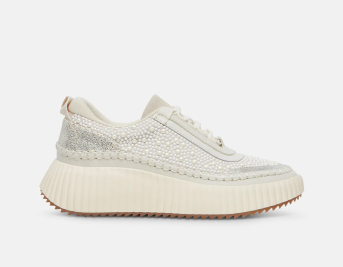 Dolce Vita Dolen Sneakers - Vanilla Pearls - Final Sale 40% off in cart