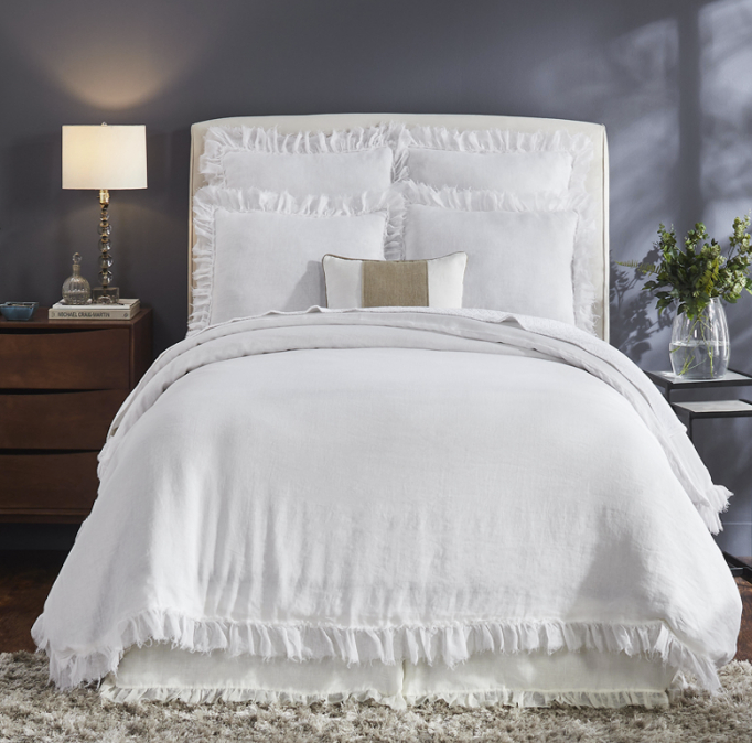 Belgian Linen Ruffle Duvet