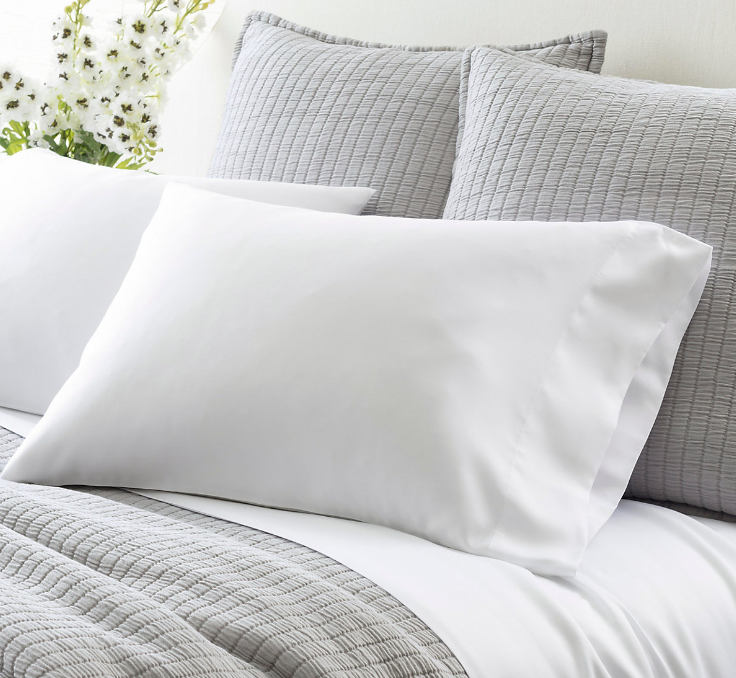 Silken Solid Pillowcases - Set of 2