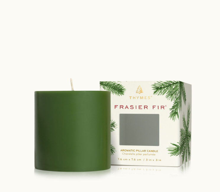 Thymes Frasier Fir Pillar Candle