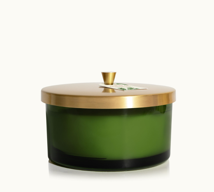 Thymes Frasier Fir Green 4-Wick Candle