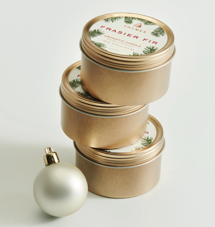 Thymes Frasier Fir Travel Tin Candle