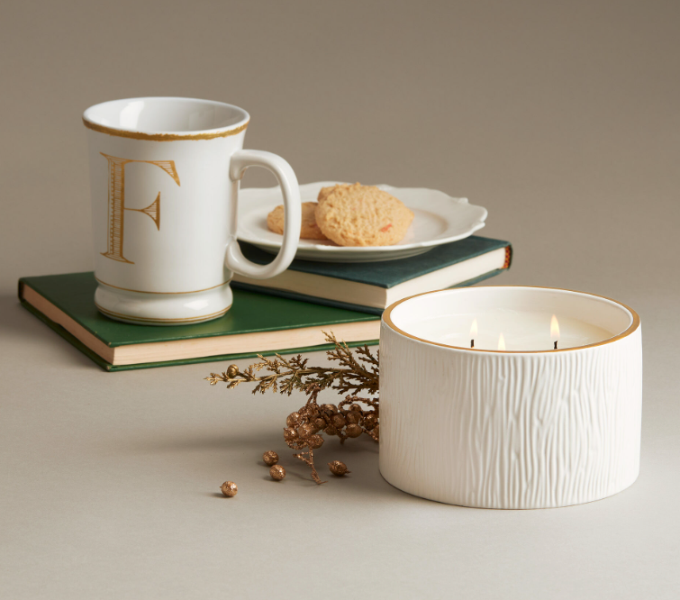 Thymes Frasier Fir Ceramic Candle