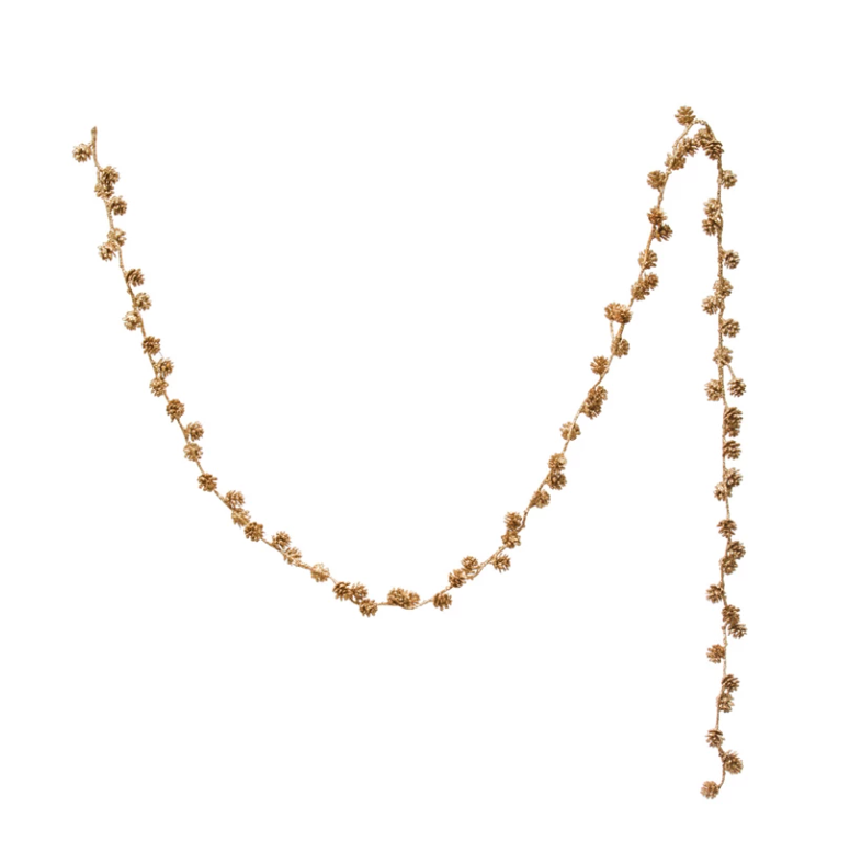 Pinecone Glitter Garland