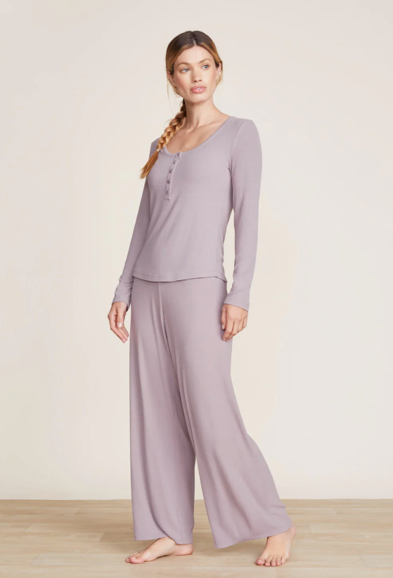 Barefoot Dreams Malibu Collection Ultra Soft Rib Long Sleeve - Final Sale 20% off in cart