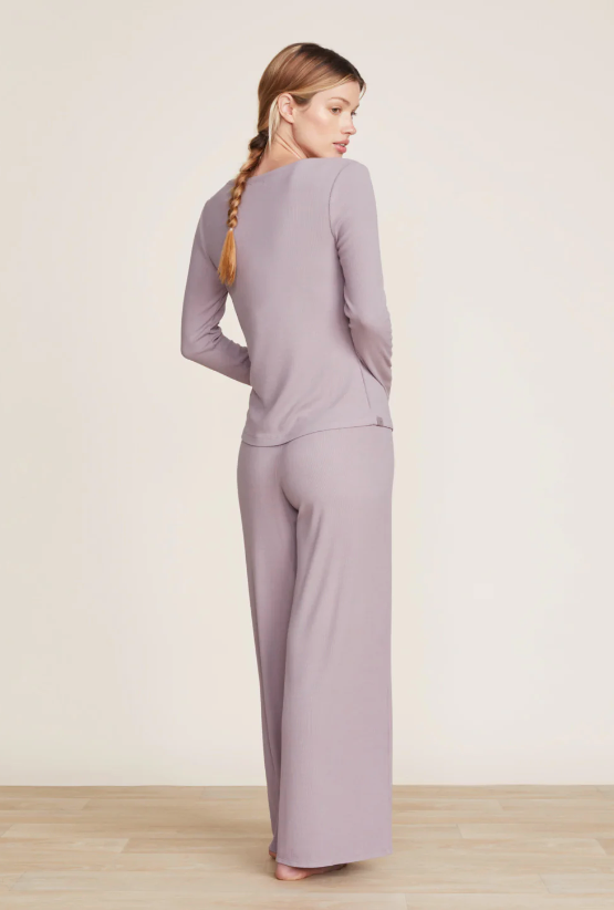 Barefoot Dreams Malibu Collection Ultra Soft Rib Long Sleeve - Final Sale 20% off in cart