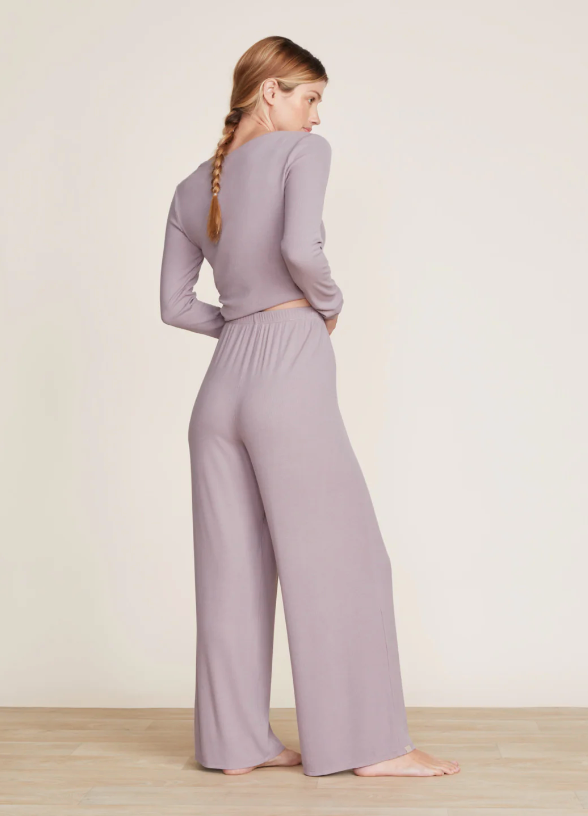 Barefoot Dreams Malibu Collection Ultra Soft Rib Wide Leg Pant - Final Sale 20% off in cart