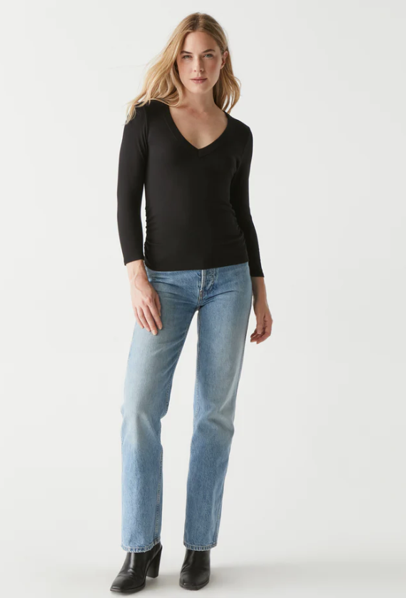 Michael Stars Enid Ribbed Crop Tee - Final Sale 30% off in cart