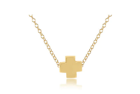 E Newton egirl 14" Signature Cross Necklace
