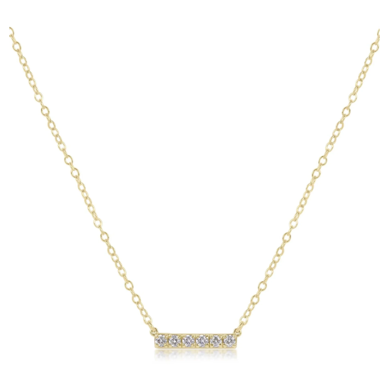 E Newton Couture Significance Bar Necklace