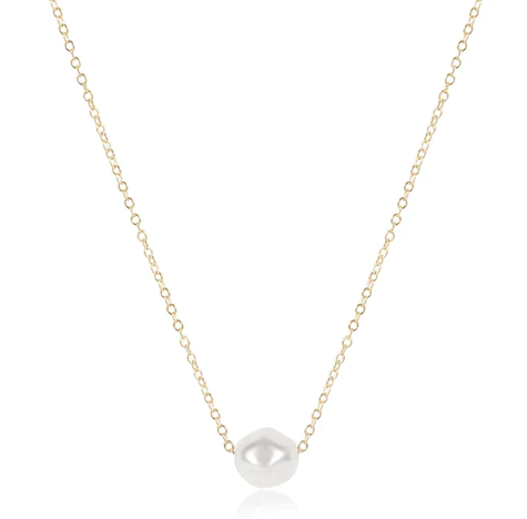E Newton 16" Necklace Gold - Admire Pearl