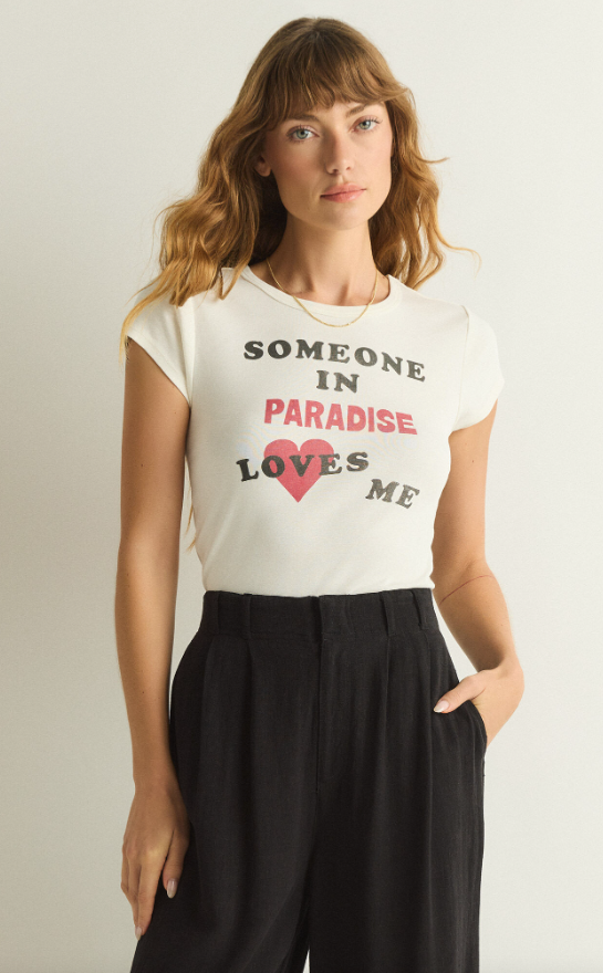 Z Supply Love Me Cheeky Tee - Final Sale 40% off in cart