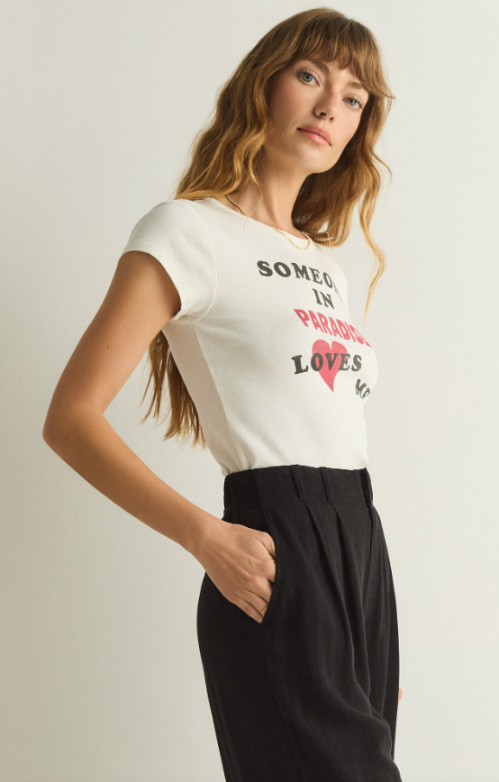 Z Supply Love Me Cheeky Tee - Final Sale 40% off in cart