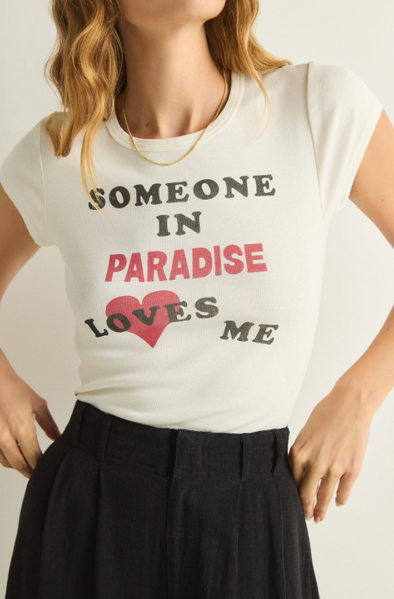 Z Supply Love Me Cheeky Tee - Final Sale 40% off in cart