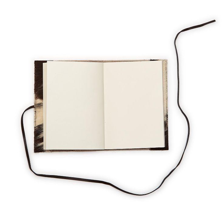 Cowhide Journal - Final Sale 40% off in cart