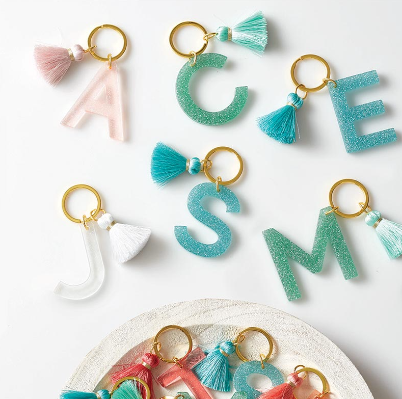 Acrylic Letter Keychain