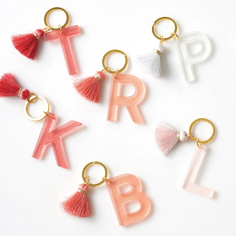 Acrylic Letter Keychain
