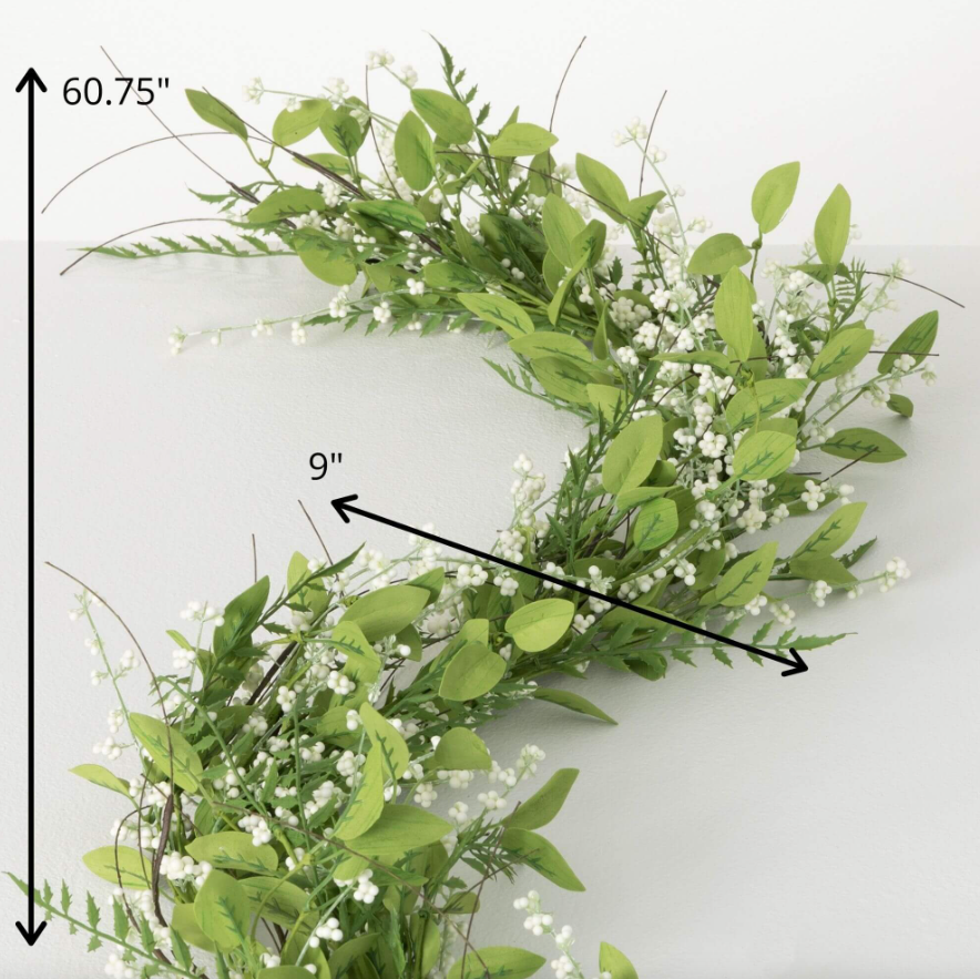 Lush Leaf Berry Garland