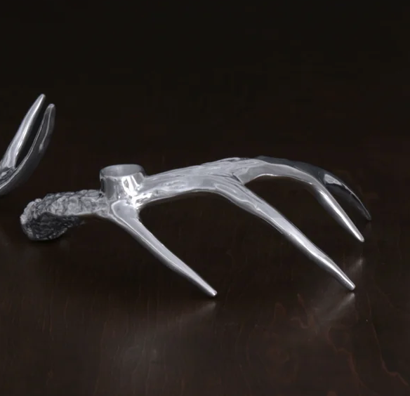 Western Antler Candlestick - Set of 3
