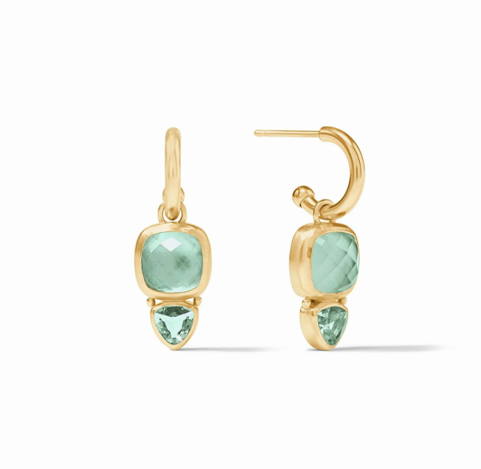 Julie Vos Aquitaine Duo Hoop & Charm Earring