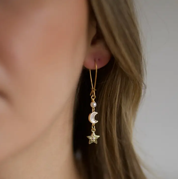 Inspire Designs To The Moon and Back Earrings