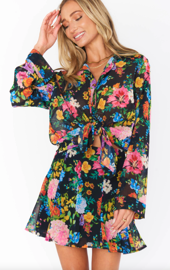 Show Me Your Mumu Skater Mini Skirt - Final Sale 25% off in cart