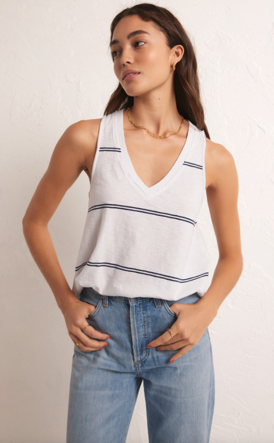 Z Supply Vagabond Twin Stripe Tank - Final Sale 25% off in cart