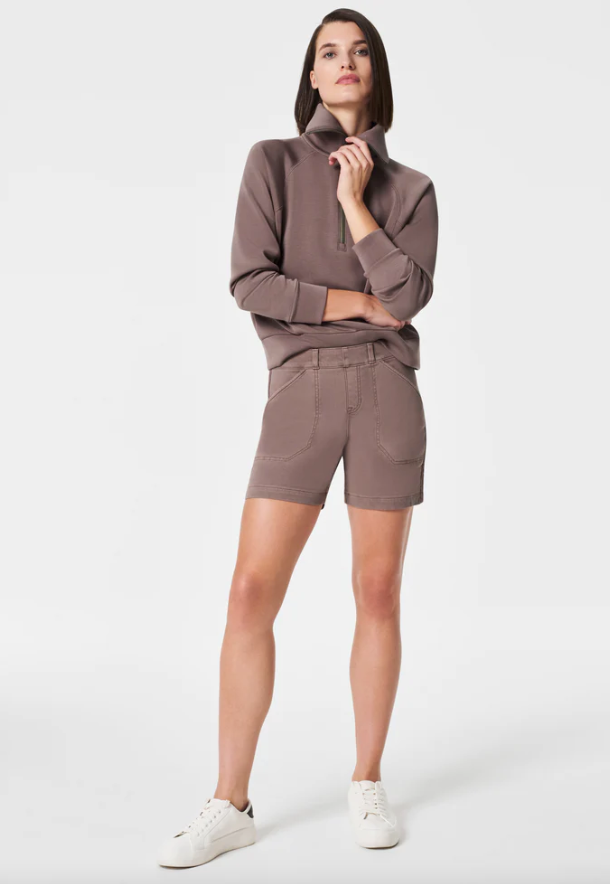 SPANX Stretch Twill Shorts 6" - Final Sale 25% off in cart