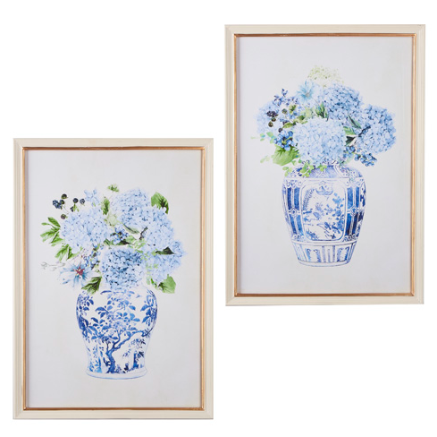 Hydrangea in Vase Framed Print