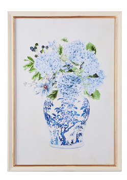 Hydrangea in Vase Framed Print
