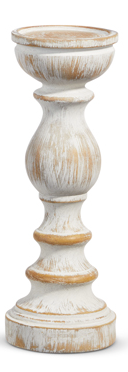 Whitewash Candle Holders