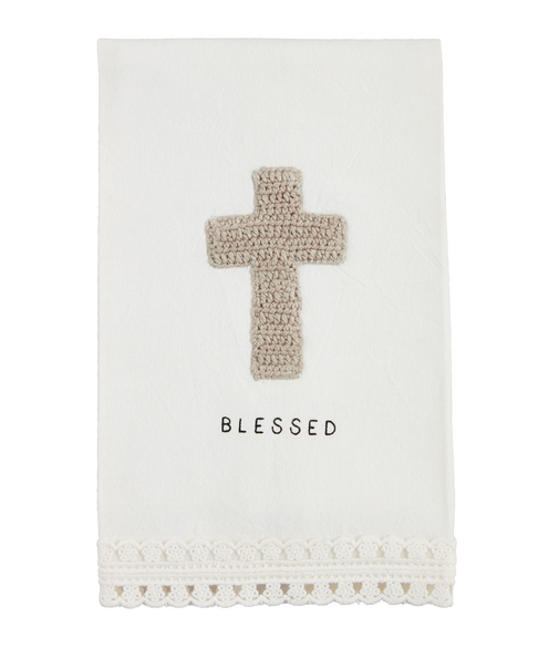 Crochet Trim Towel