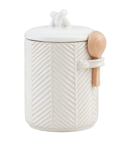 Textured Coffee Canister