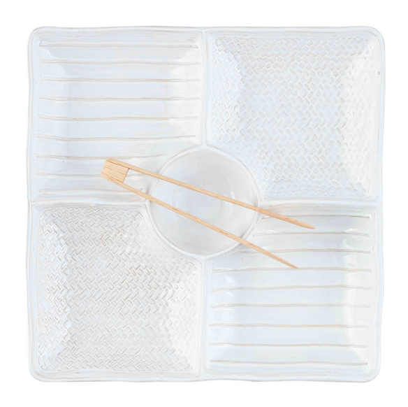 Textured Sectioned Server Set