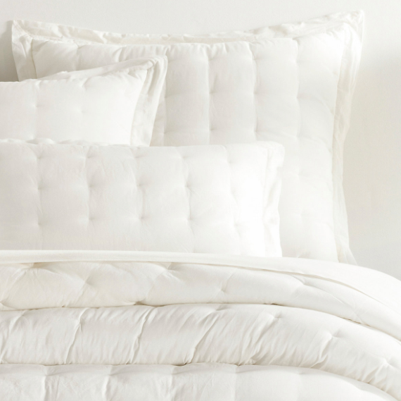 Cozy Cotton Puff Coverlet & Shams - Final Sale 40% off in cart