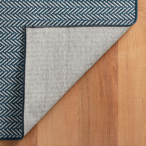 Herringbone Machine Washable Rug