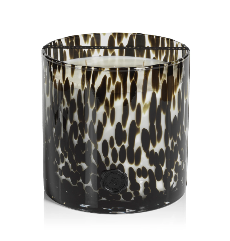 Opal Glass Candle - Black Fig Vetiver