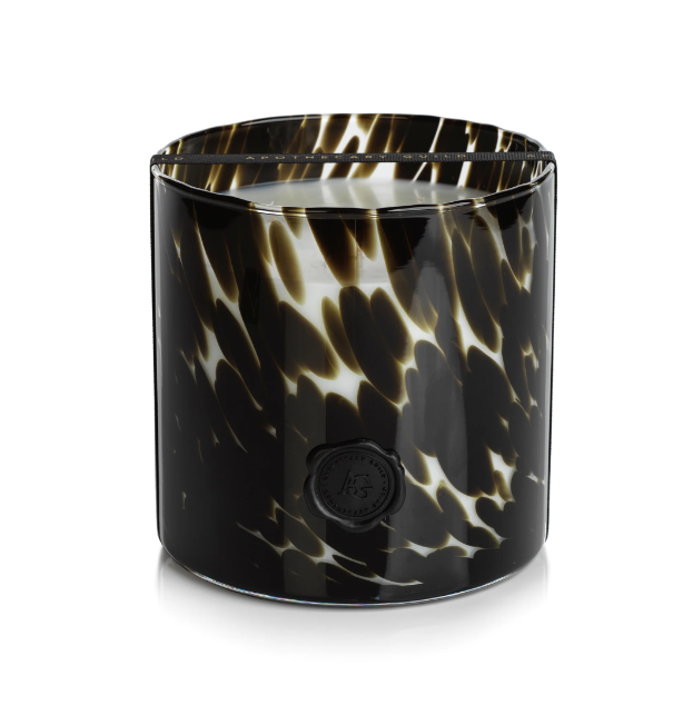 Opal Glass Candle - Black Fig Vetiver