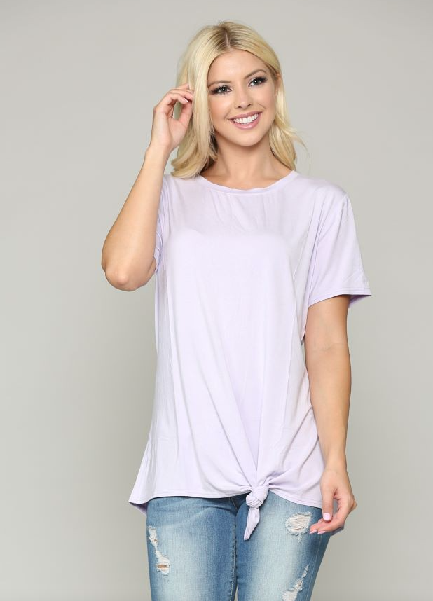 Courtney Modal Knit Crew Neck Top - Final Sale 50% off in cart