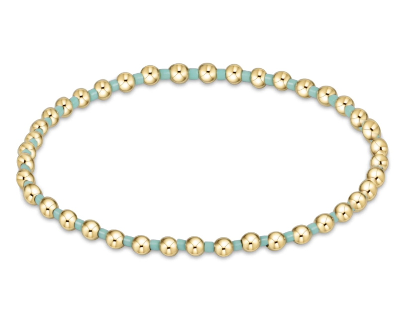 E Newton Hope Grateful 3mm Bead Bracelet