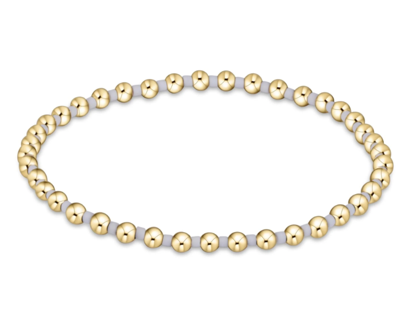E Newton Hope Grateful 3mm Bead Bracelet