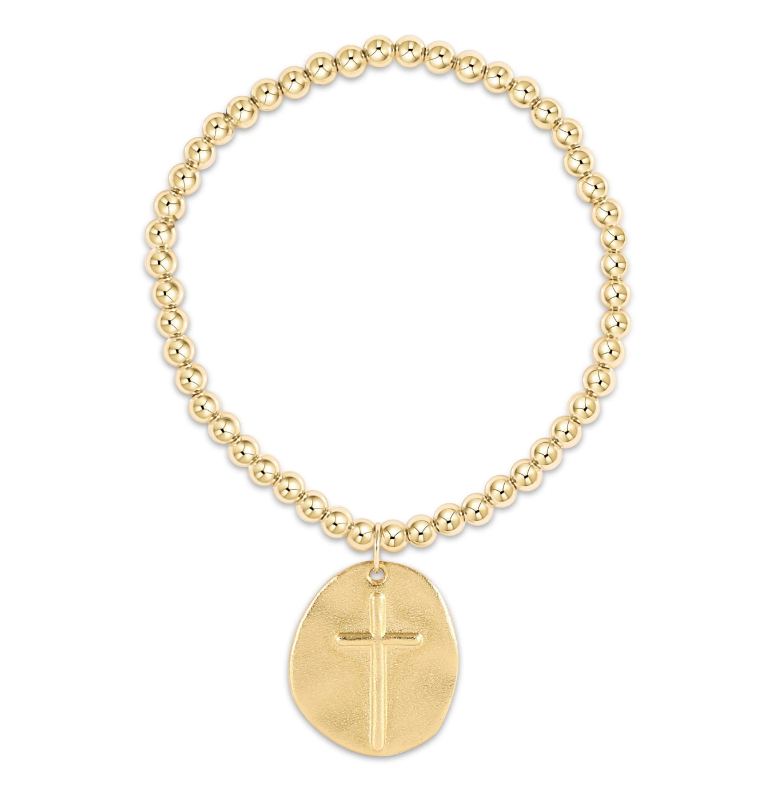 E Newton Classic Gold Bracelet - Inspire Charm